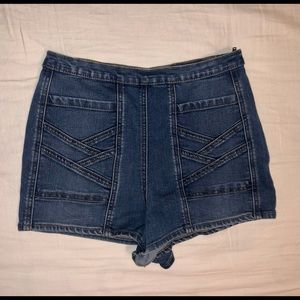 denim shorts